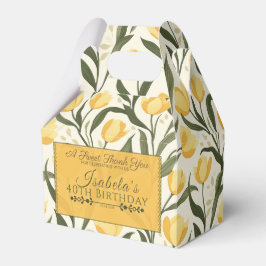 Beautiful Tulip Flower Kids’ Birthday Presentaskar