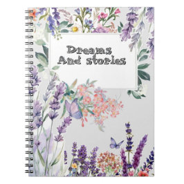 Beautiful tulips flower notebook anteckningsbok