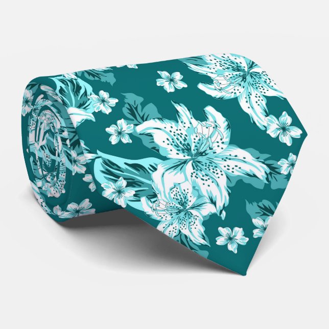 Beautiful turquoise flower pattern slips (Rullad)