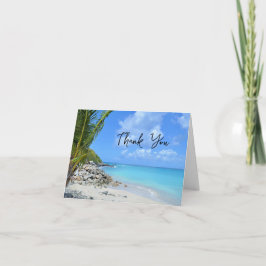 Beautiful Turquoise Tropical Beach Tack Kort