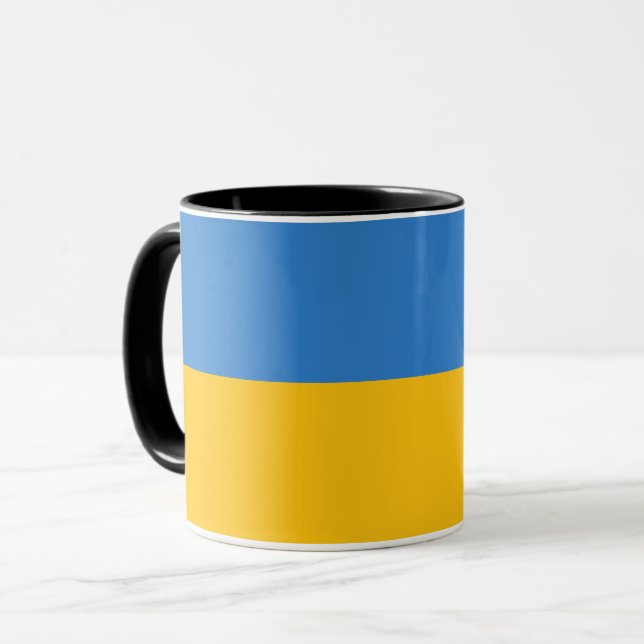 Beautiful Ukraine Flag Mug Mugg (Framsida vänster)