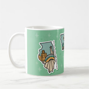 BEAUTIFUL USA STATER LANDSCAPE POSTCARD SET KAFFEMUGG