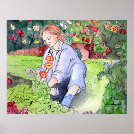 BEAUTIFUL VATTEN FÄRG PAINERING MED HARRIET DAVIDS POSTER