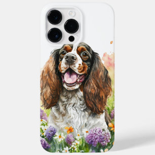 BEAUTIFUL VATTENFÄRG TAN WHITE SPRINGER SPANIEL