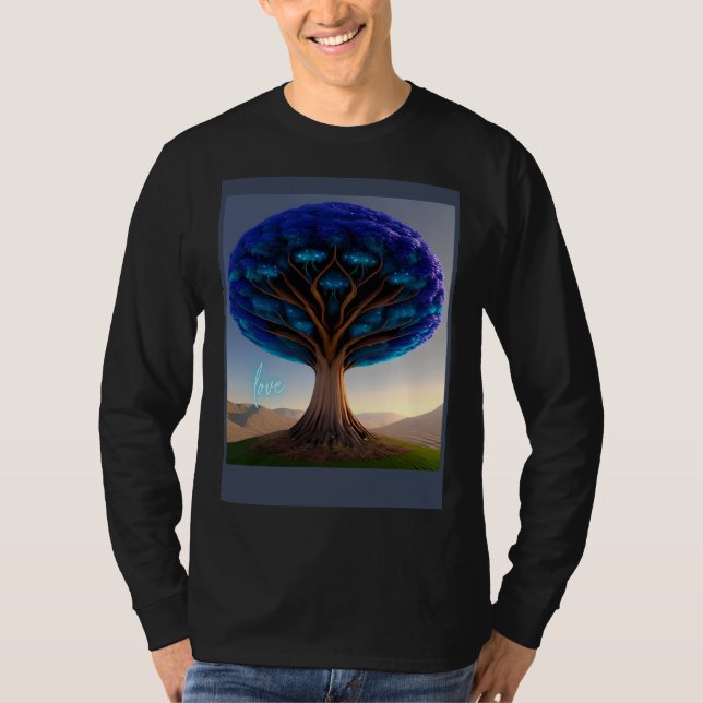 Beautiful Vibrant Tree Nature s Beauty  5 T Shirt (Framsida)