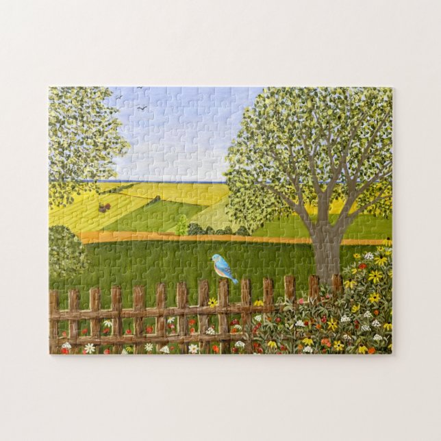 Beautiful View Large Jigsaw Puzzle Pussel (Horisontell)