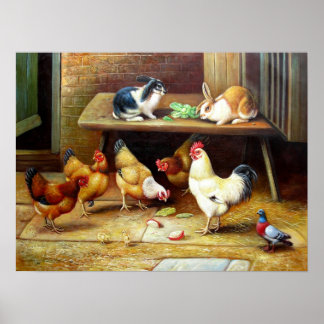 beautiful vintage poster painting 22