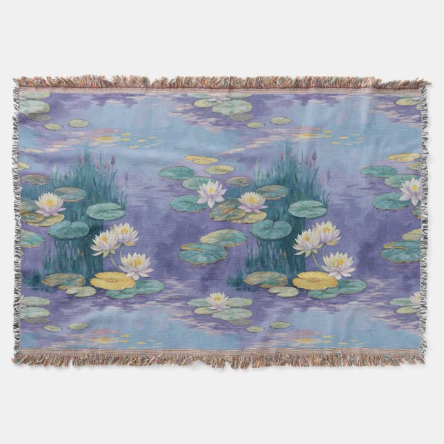 Beautiful Water Lilies Monet Art Filt (Framsidan)