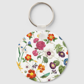 Beautiful Watercolor Botanical Nyckelring