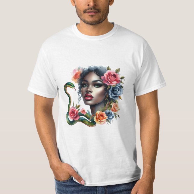 beautiful women t shirt (Framsida)