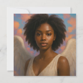 Beautiful Xmas angel card Julkort