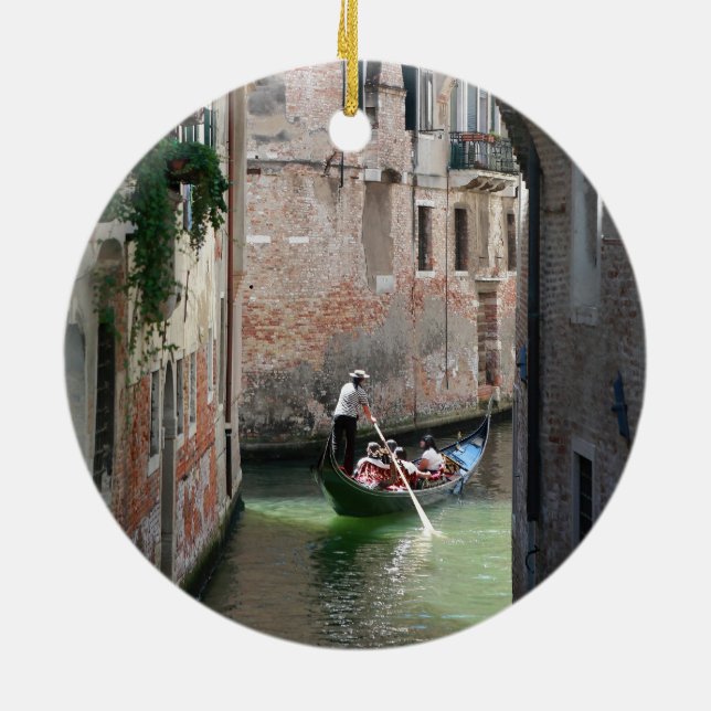 Beautifull Venedig Italien Julgransprydnad Keramik (Baksidan)