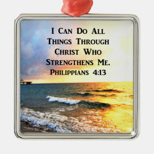 BEAUTIFULLA FILIPPIANER 4:13 SCRIPTURE PHOTO JULGRANSPRYDNAD METALL