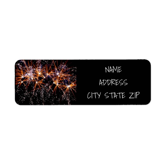 **BEAUTIFULLA FIREWORKS** RETURADRESS RETURADRESS ETIKETT (Framsidan)