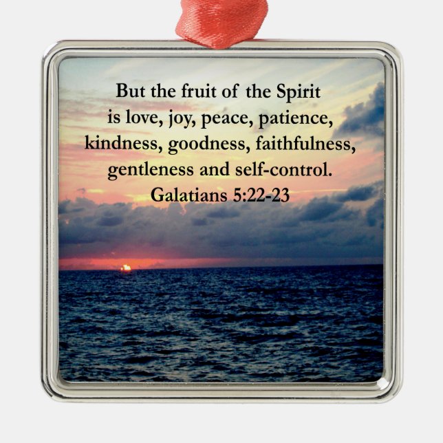 BEAUTIFULLA GALATIANFRUKTER AV SPIRIT JULGRANSPRYDNAD METALL (Framsidan)