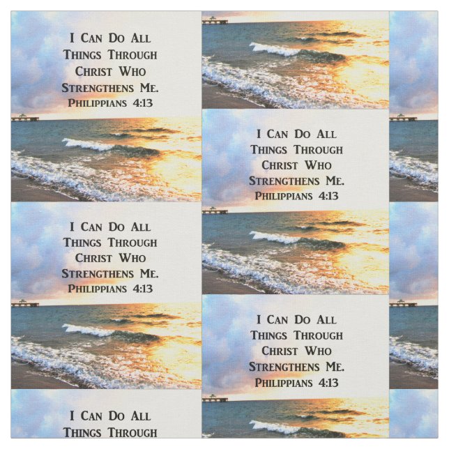 BEAUTIFULLA PHILIPPIANER 4:13 SCRIPTURE PHOTO TYG (Provkarta)