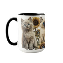 BEAUTIFULLA VATTENFÄRGKITTENTER MED SUNFLÖDEN