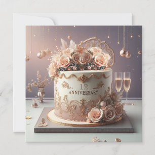 BEAUTIFULLT BLOMMIGT ÅRSARSKAP HÄLSNING