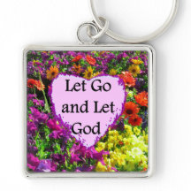 BEAUTIFULLT BLOMMIGT LÅT GO OCH LÅT GOD PHOTO