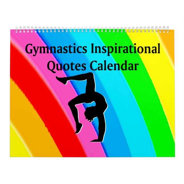 BEAUTIFULLT INSPIRATIONELLA KVOTER GYMNASTIKKALEND KALENDER (Omslag)