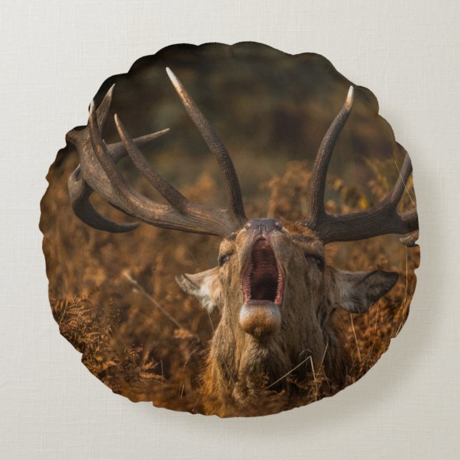 BEAUTIFULLT REINDEER VILDA DJUR RUND KUDDE (Framsidan)