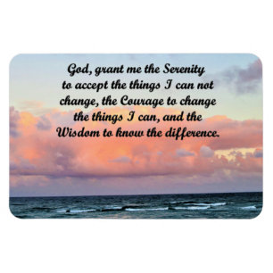 BEAUTIFULLT SERENITET PRAYER MAGNET