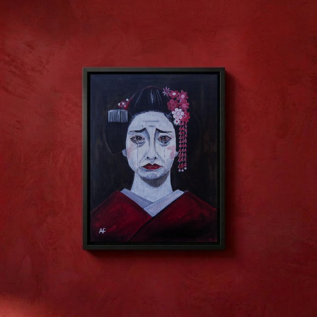 Beautifully Sad Painting by Alfred Fox Canvastryck (Skapare uppladdad)
