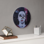 Beautifully Sad Painting by Alfred Fox Stor Klocka<br><div class="desc">Beautifully Sad Painting by Alfred Fox Large Clock.</div>