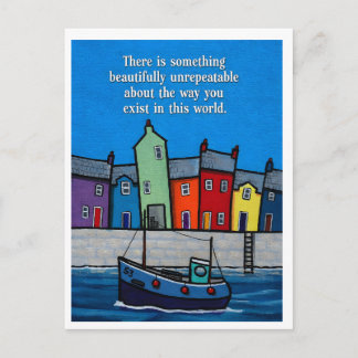 Beautifully Unrepeatable Inspirational Coastal Vykort