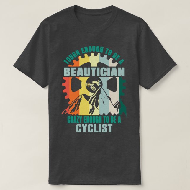 Beautistisk Biker-design T Shirt (Design framsida)