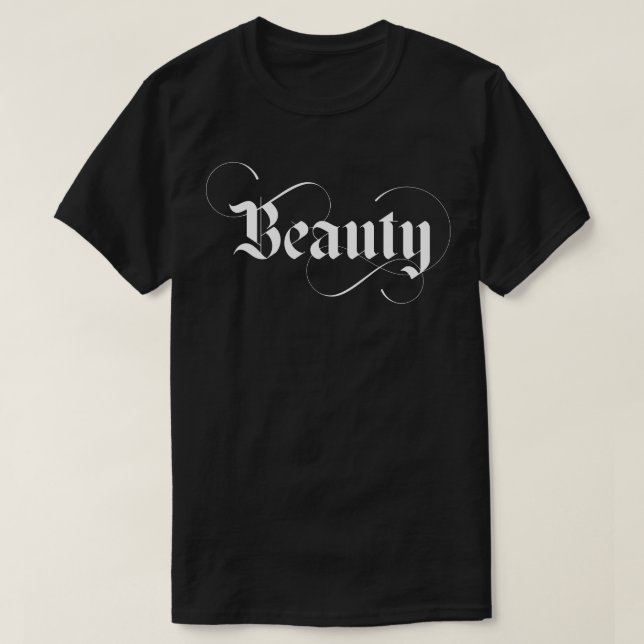 Beauty 1 t shirt (Design framsida)
