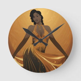 BEAUTY #4 RUND KLOCKA