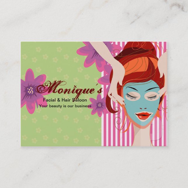 Beauty Affärskort Cosmetic Beauty Salon Card Visitkort (Framsida)