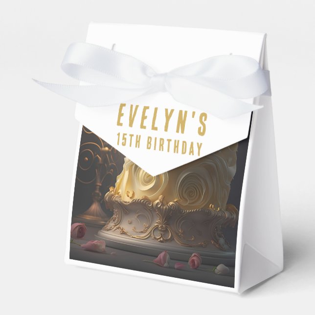 Beauty and Beast Cake - Birthday Presentaskar (Framsidan Sidan)