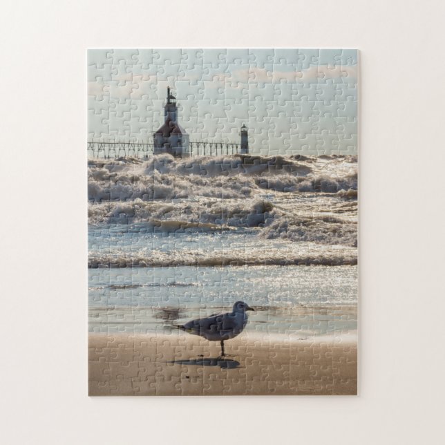 Beauty and Force Jigszawa Puzzle Pussel (Vertikal)