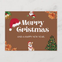 Beauty and Minimalist jul Card