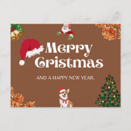 Beauty and Minimalist jul Card Vykort