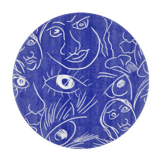 Beauty ansikte: one-line teckning.