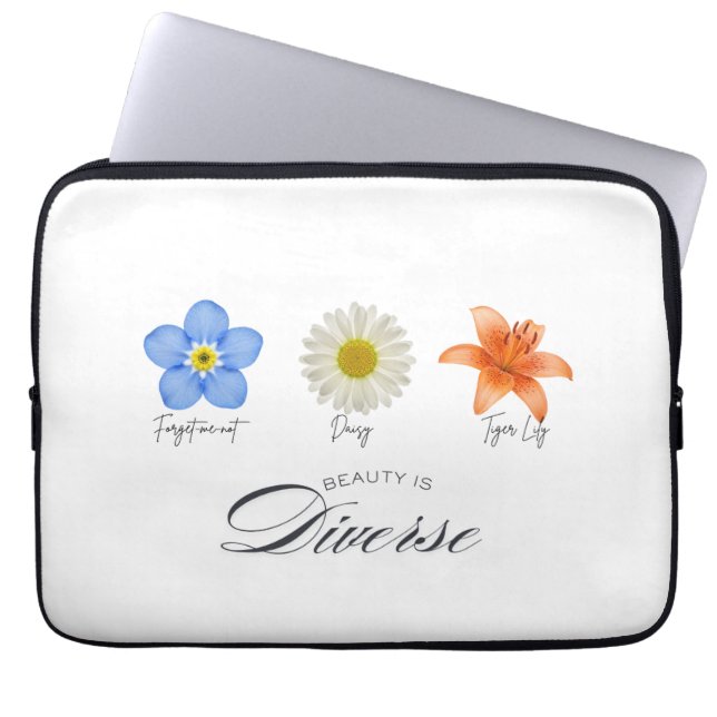 Beauty är Diverse Laptop Fodral (Framsidan)
