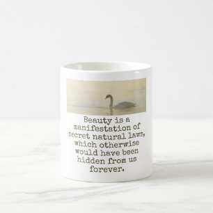 Beauty är en manifestation - Beauty Quote Kaffemugg