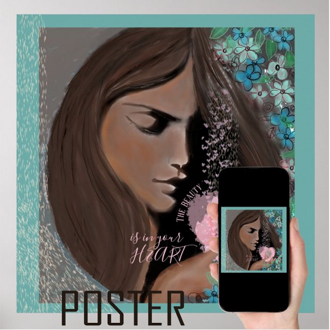 Beauty är i ditt hjärta poster (The Beauty is in your heart Poster)