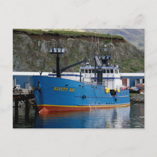 Beauty Bay, Crab Boat in Dutch Harbor Alaska Vykort