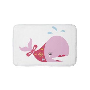 Beauty Beneath_Pinkie the Whale_adworthy Badrumsmatta