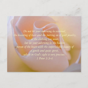 Beauty Bible Verse-vykort Vykort