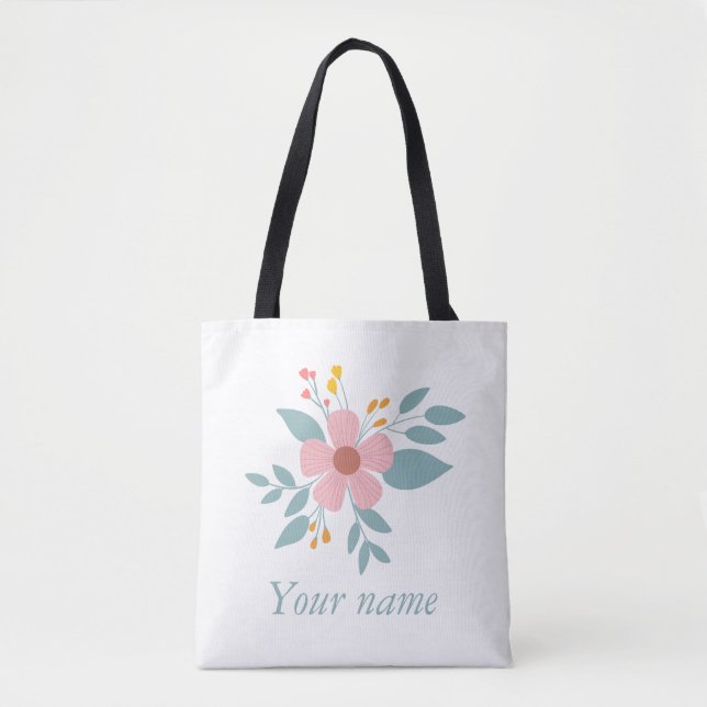 Beauty Blommor tobag Tygkasse (Framsida)