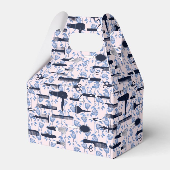 Beauty Blue Ro Mönster Presentaskar (Framsidan Sidan)