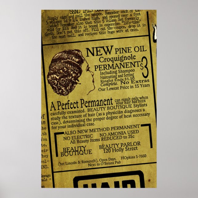 Beauty Boutique Poster (Framsidan)