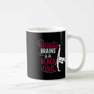 Beauty Brains och Black Bälte Kaffemugg