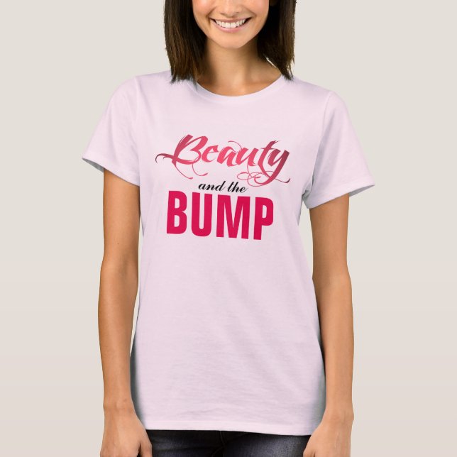 Beauty & Bump Moderskap T-Shirt (Framsida)