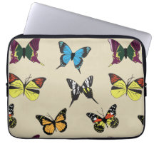 Beauty & Butterfly Laptop Fodral